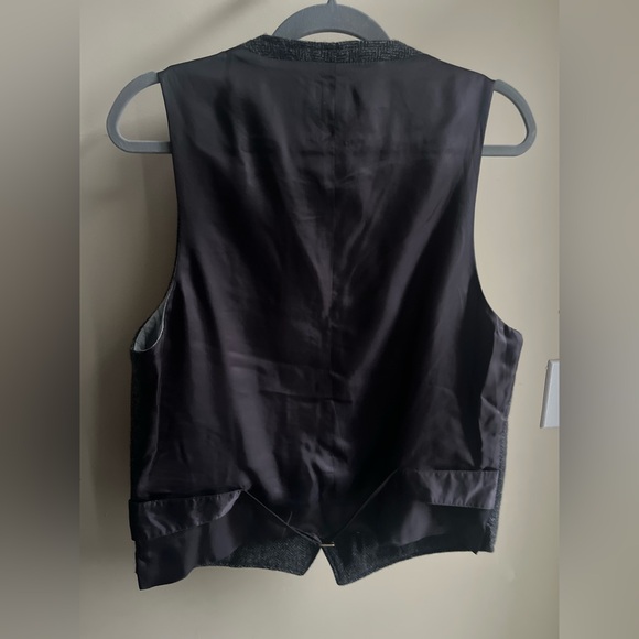 J. Crew Vintage Gray Herringbone Vest - Picture 11 of 11